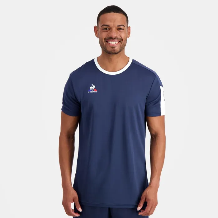 Men Le Coq Sportif Tshirts And Tops Training TShirt Dress Blues