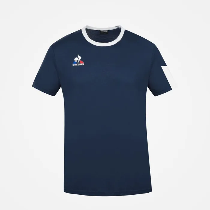 Men Le Coq Sportif Tshirts And Tops Training TShirt Dress Blues Men Le Coq Sportif Tshirts And Tops Training TShirt Dress Blues