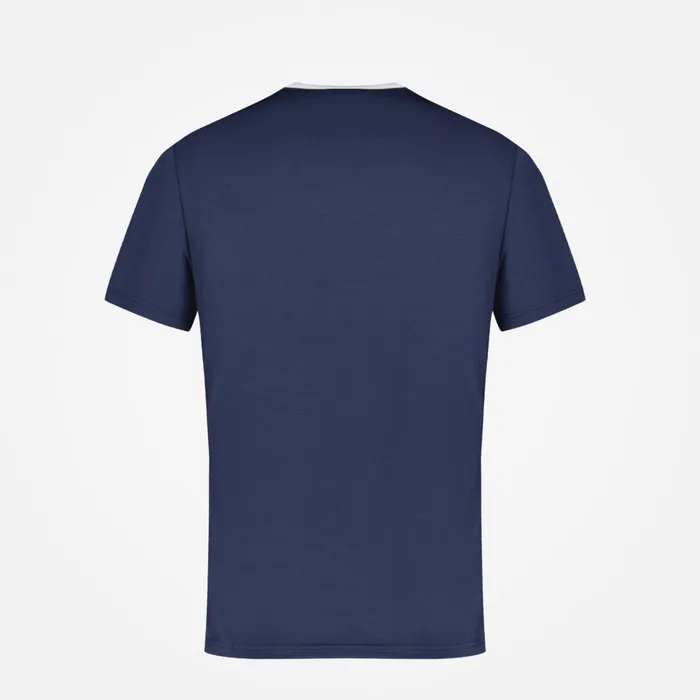 Men Le Coq Sportif Tshirts And Tops Training TShirt Dress Blues Men Le Coq Sportif Tshirts And Tops Training TShirt Dress Blues