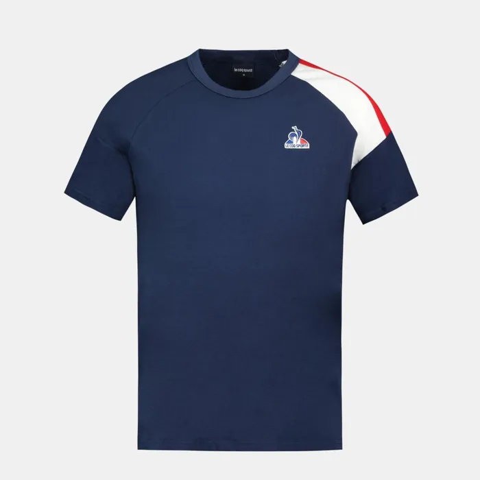 Men Le Coq Sportif Tshirts And Tops Tricolore Tshirt Homme Dress Blues