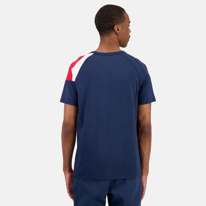 Men Le Coq Sportif Tshirts And Tops Tricolore Tshirt Homme Dress Blues