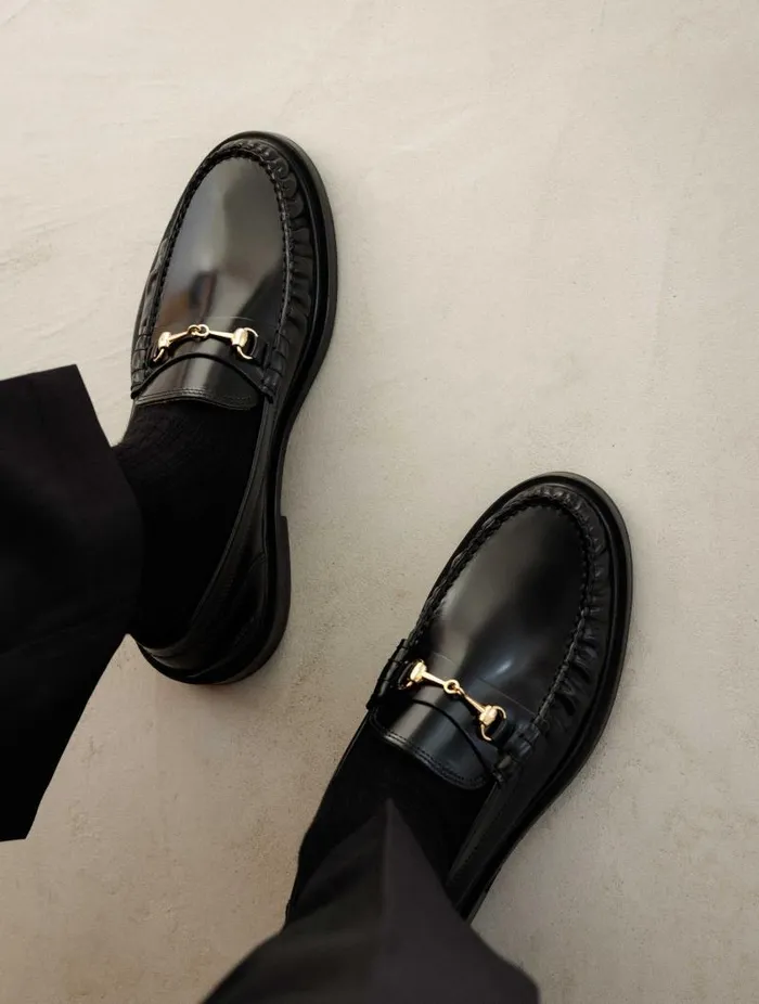 Men Loafers Bobbies Andrey Siyah Black