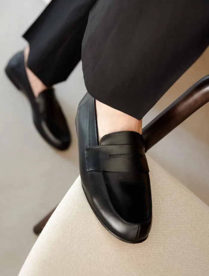 Men Loafers Bobbies Stanley Intense Black
