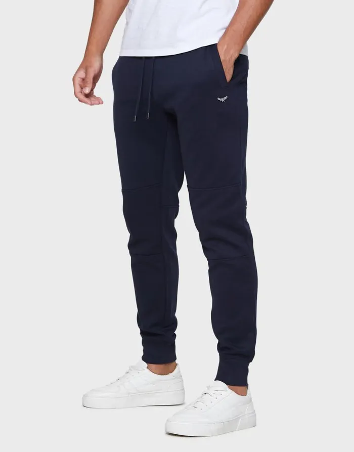 Men Navy Slim Fit Joggers Threadbare Joggers