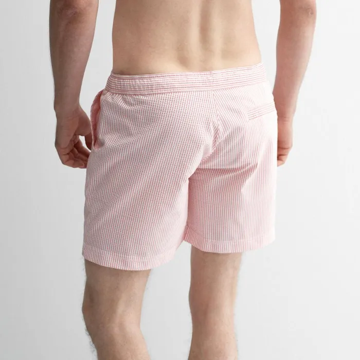 Men Oliver Sweeney Shorts Monforte Pink Stripe Men Oliver Sweeney Shorts Monforte Pink Stripe