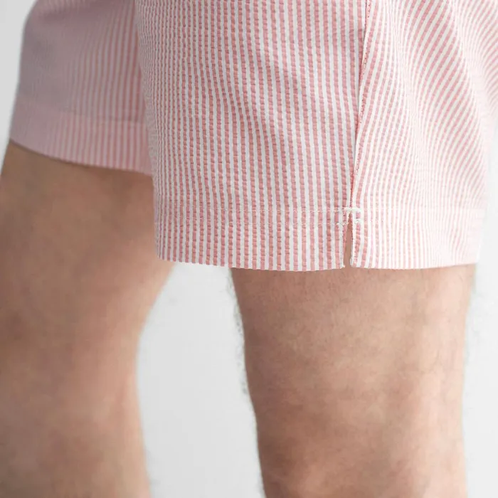 Men Oliver Sweeney Shorts Monforte Pink Stripe Men Oliver Sweeney Shorts Monforte Pink Stripe