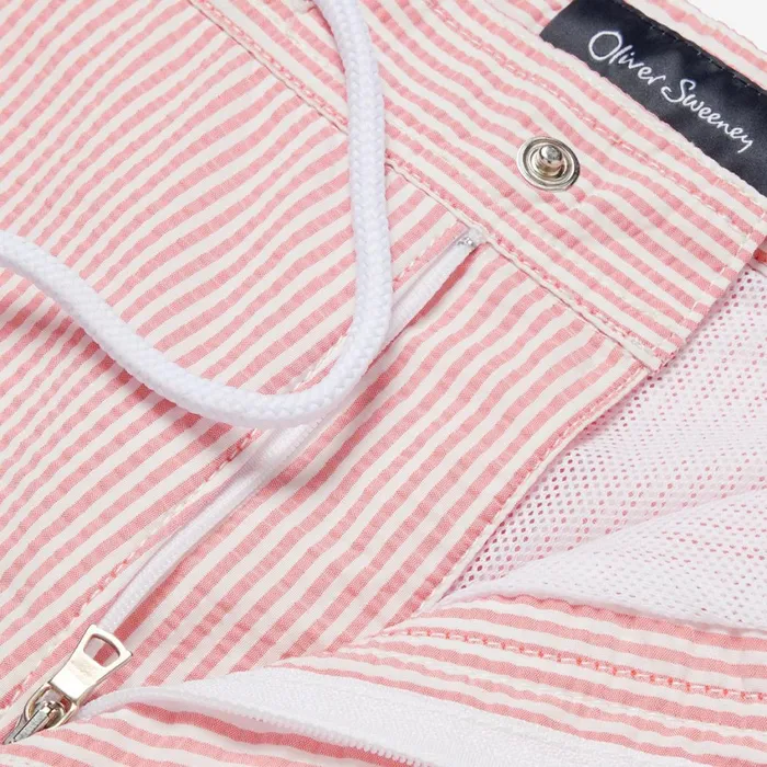 Men Oliver Sweeney Shorts Monforte Pink Stripe Men Oliver Sweeney Shorts Monforte Pink Stripe