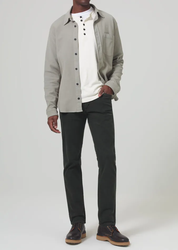 Men Pants Citizens Of Humanity Gage Slim Straight Corduroy In Field