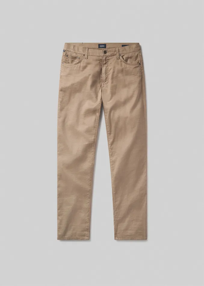 Men Pants Citizens Of Humanity Gage Slim Straight Stretch Linen In Dune
