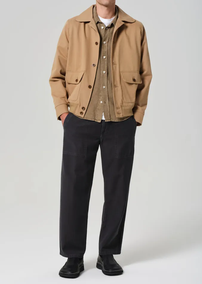 Men Pants Citizens Of Humanity Hayden Relaxed Utility Pant In Charred Cedar