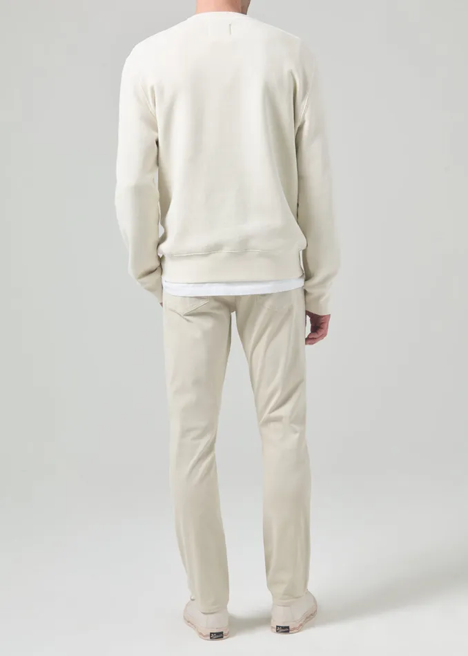Men Pants Citizens Of Humanity London Tapered Slim Stretch Sateen In Willow