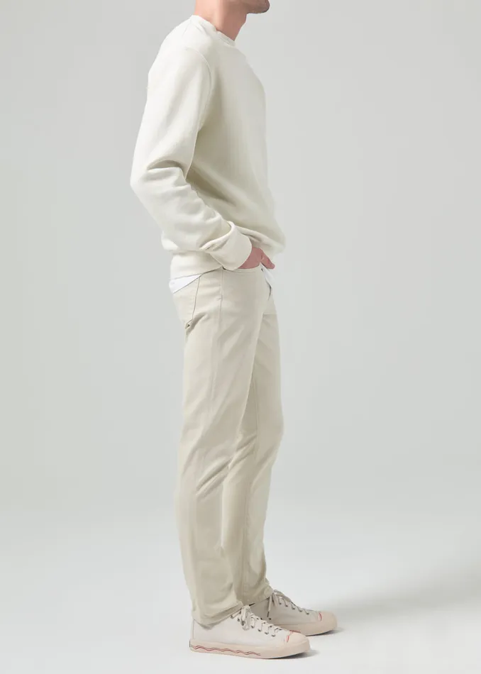 Men Pants Citizens Of Humanity London Tapered Slim Stretch Sateen In Willow