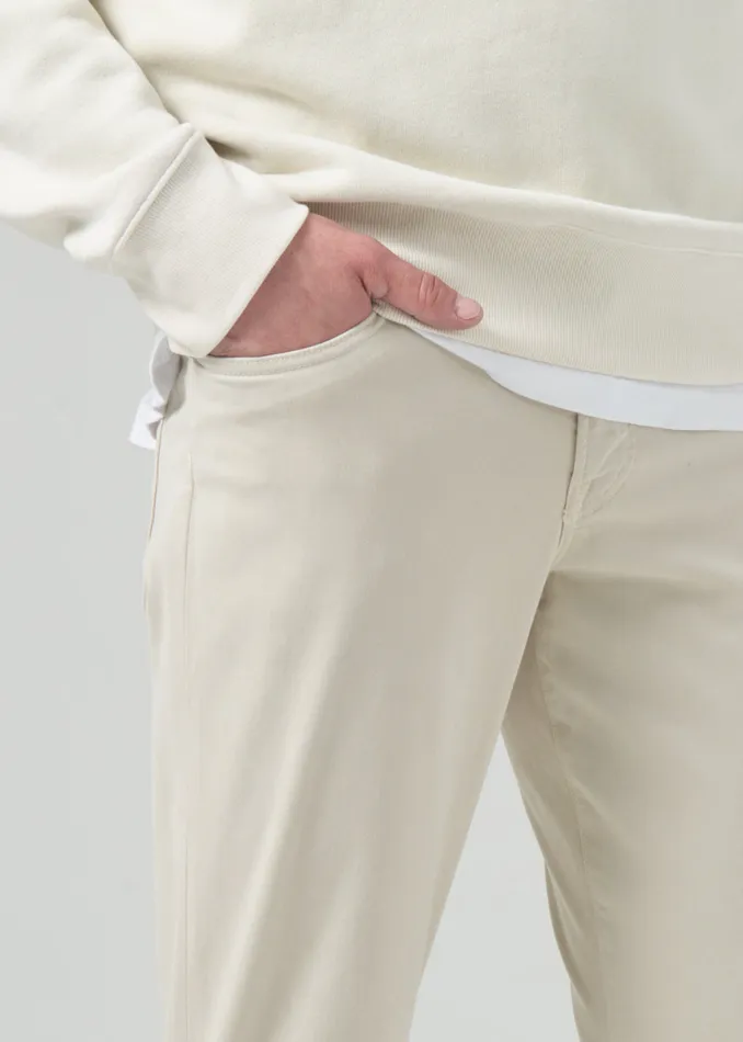 Men Pants Citizens Of Humanity London Tapered Slim Stretch Sateen In Willow