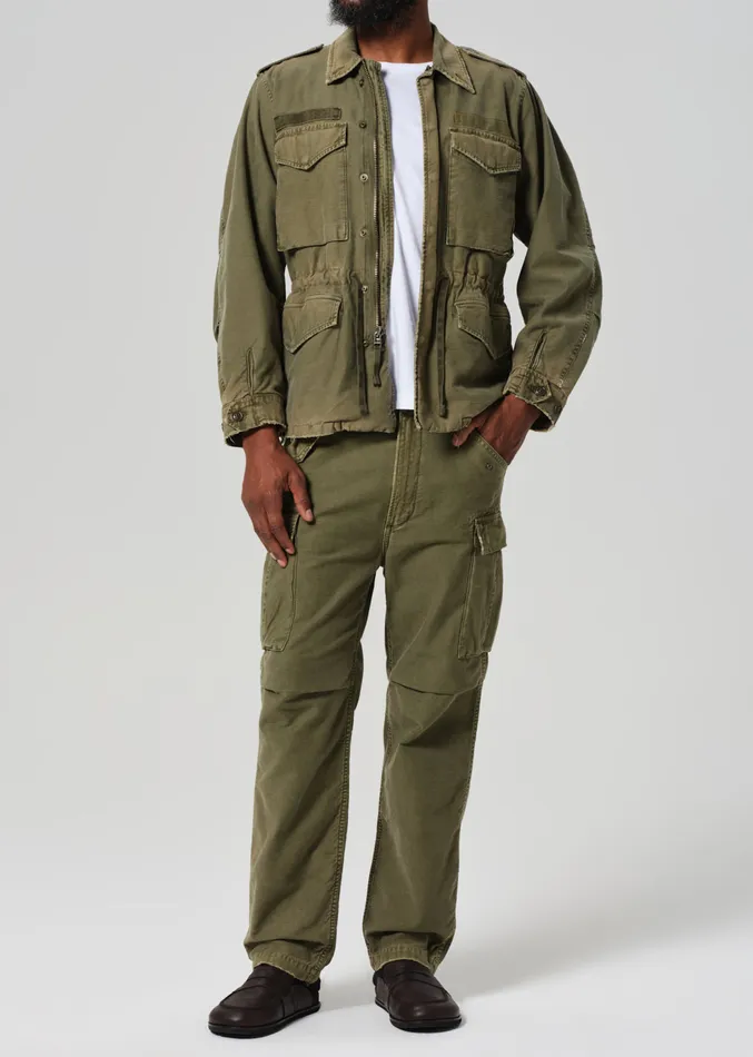 Men Pants Citizens Of Humanity M51 Cargo Pant In Hiro Green
