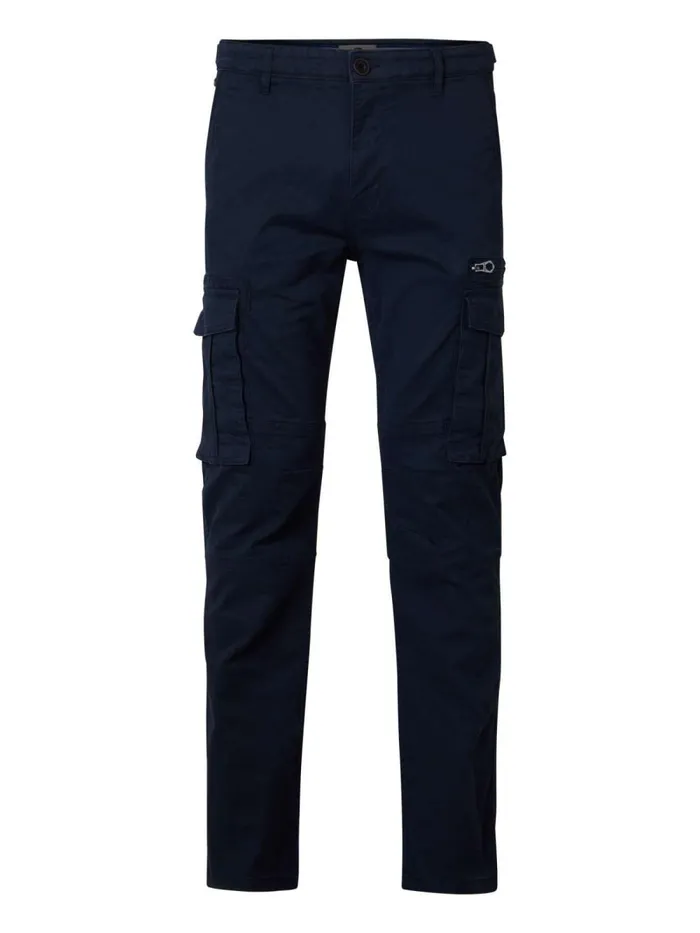Men Pants Petrol Industries Cargo Trousers Indigo Noir