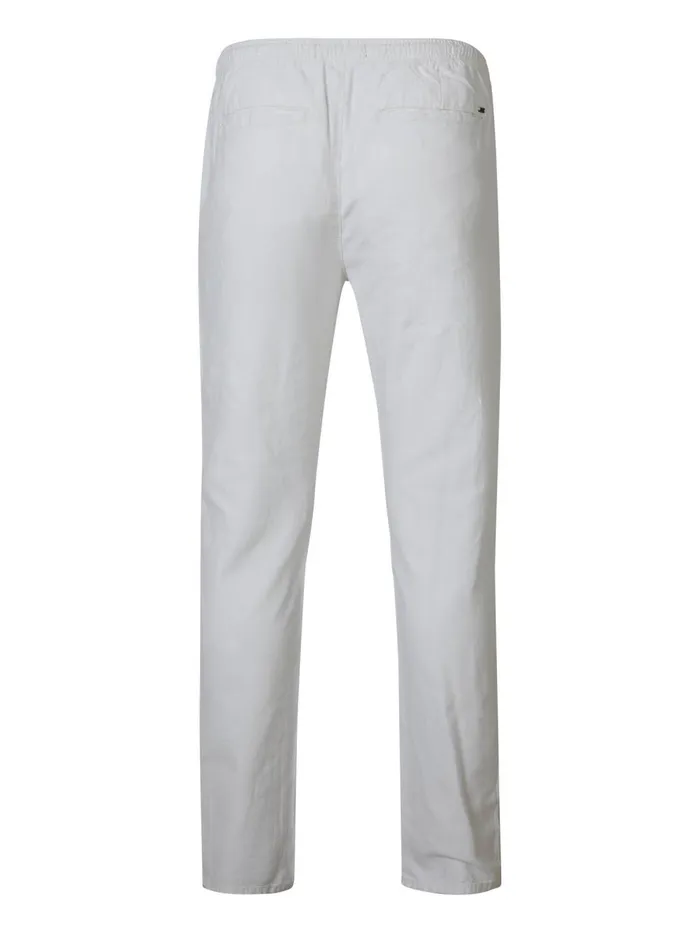 Men Pants Petrol Industries Chino Trousers Bright White