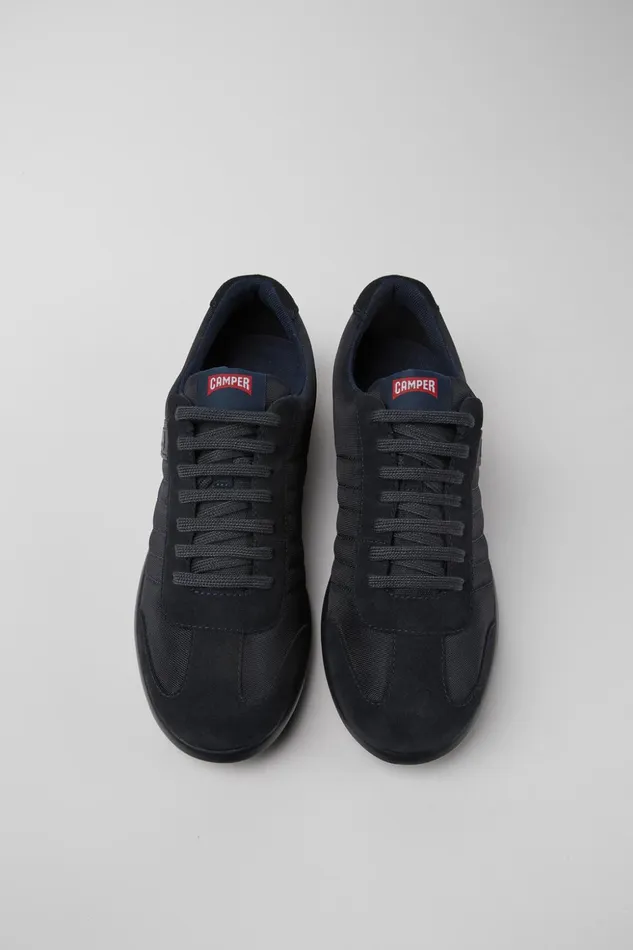 Men Pelotas XLite Navy Blue Textile And Nubuck Shoes Camper Casual Shoes Men Pelotas XLite Navy Blue Textile And Nubuck Shoes Camper Casual Shoes