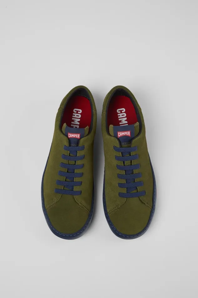 Men Peu Touring Green Nubuck Sneaker Camper Sneakers Men Peu Touring Green Nubuck Sneaker Camper Sneakers