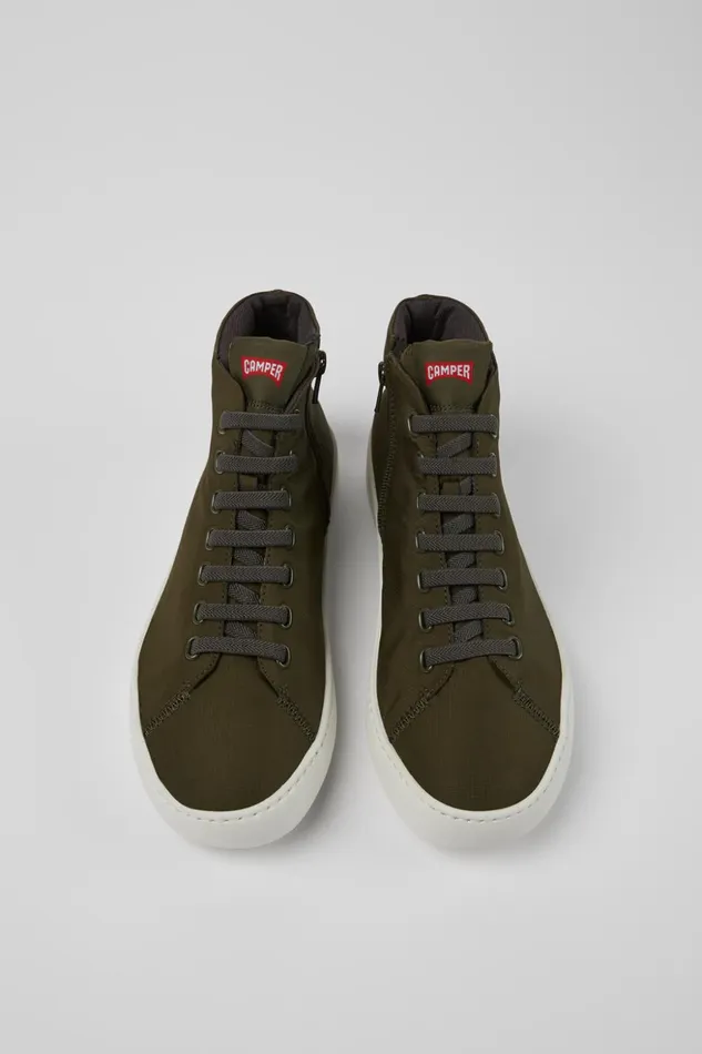 Men Peu Touring Green Recycled PET Sneakers Camper Ankle Boots Men Peu Touring Green Recycled PET Sneakers Camper Ankle Boots