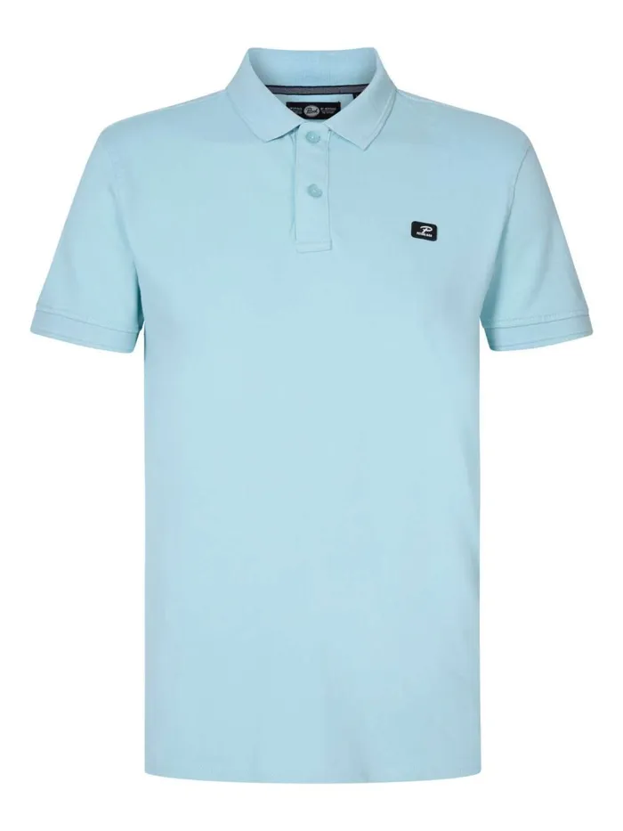 Men Polo Shirts Petrol Industries Classic Polo Shirt Survival Blue