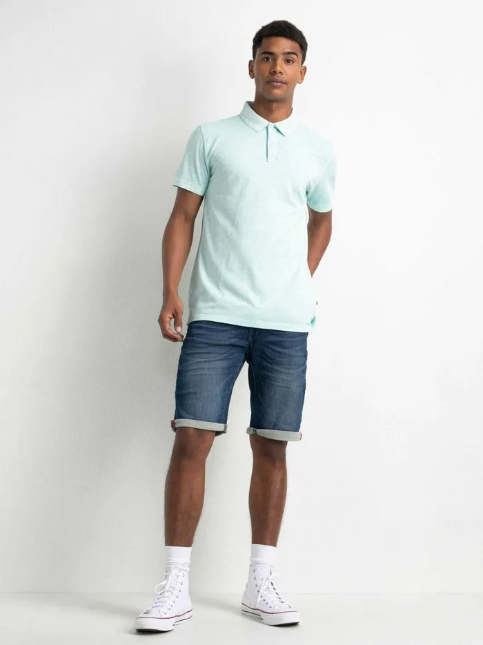 Men Polo Shirts Petrol Industries Classic Polo Shirt Survival Blue