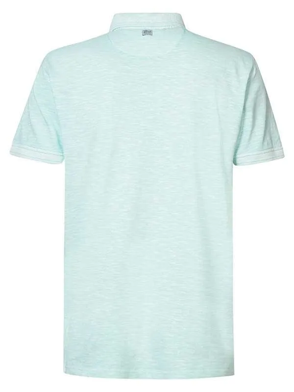 Men Polo Shirts Petrol Industries Classic Polo Shirt Survival Blue