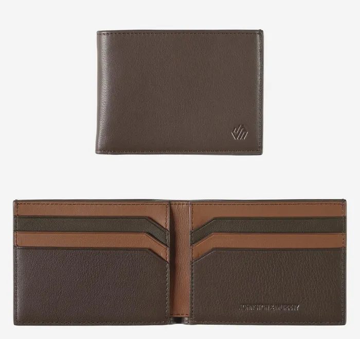 Men Richmond Billfold Wallet Brown Multi Nappa JohnstonandMurphy Wallets
