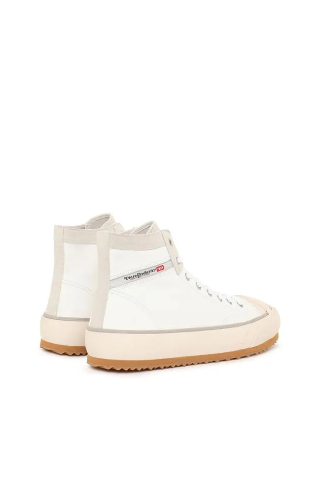 Men SPrincipia Mid X White Diesel Sneakers