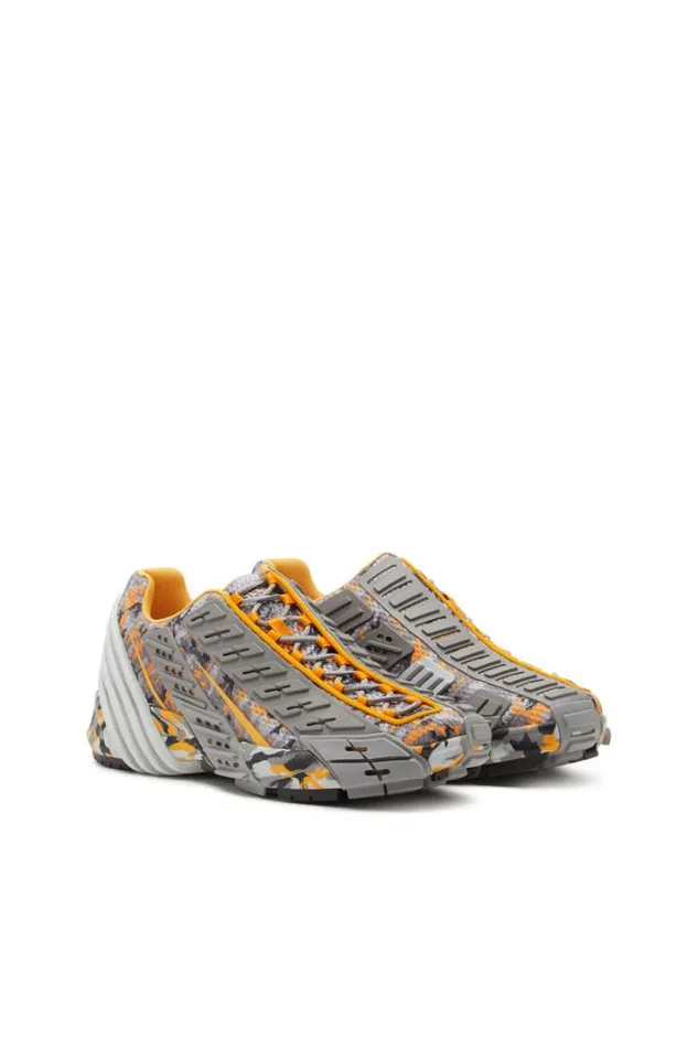 Men SPrototype V2 Greyorange Diesel Sneakers