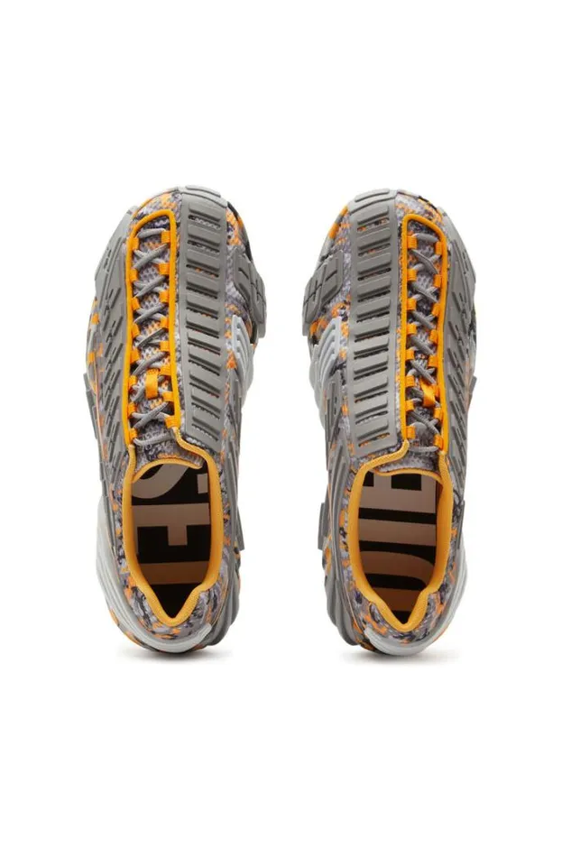Men SPrototype V2 Greyorange Diesel Sneakers