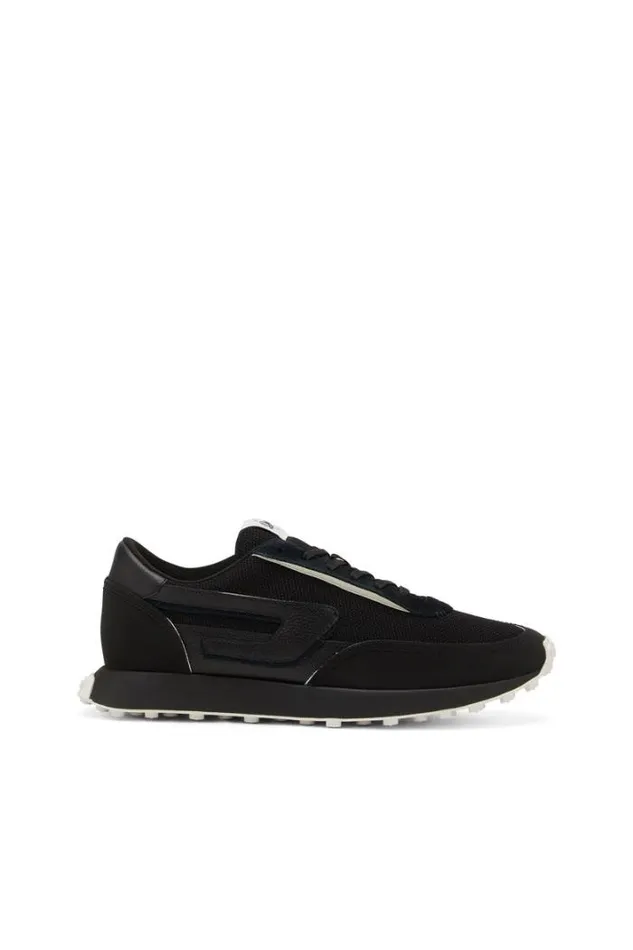 Men SRacer Lc Black Diesel Sneakers