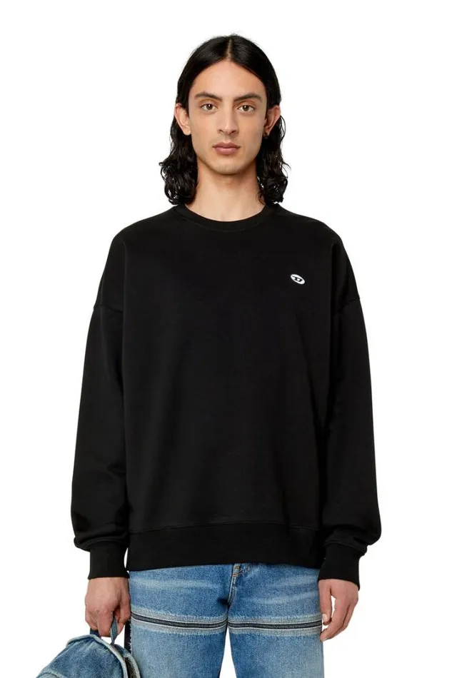 Men SRobDovalPj Black Diesel Sweaters