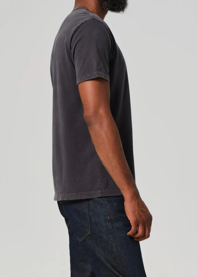 Men Shirts Citizens Of Humanity Everyday Short Sleeve Tee In Charcoal