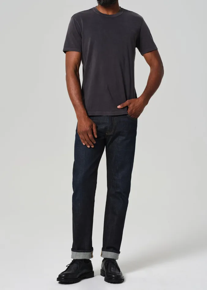 Men Shirts Citizens Of Humanity Everyday Short Sleeve Tee In Charcoal