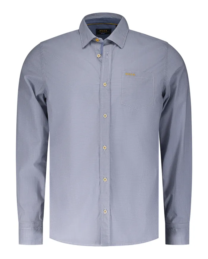 Men Shirts NZA New Zealand Auckland GreyBlue Shirt With Stretch 8211 Mineral Blue Men Shirts NZA New Zealand Auckland GreyBlue Shirt With Stretch 8211 Mineral Blue