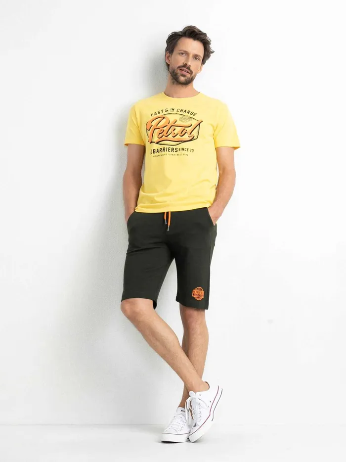 Men Shorts Petrol Industries JoggerStyle Shorts Forest Night