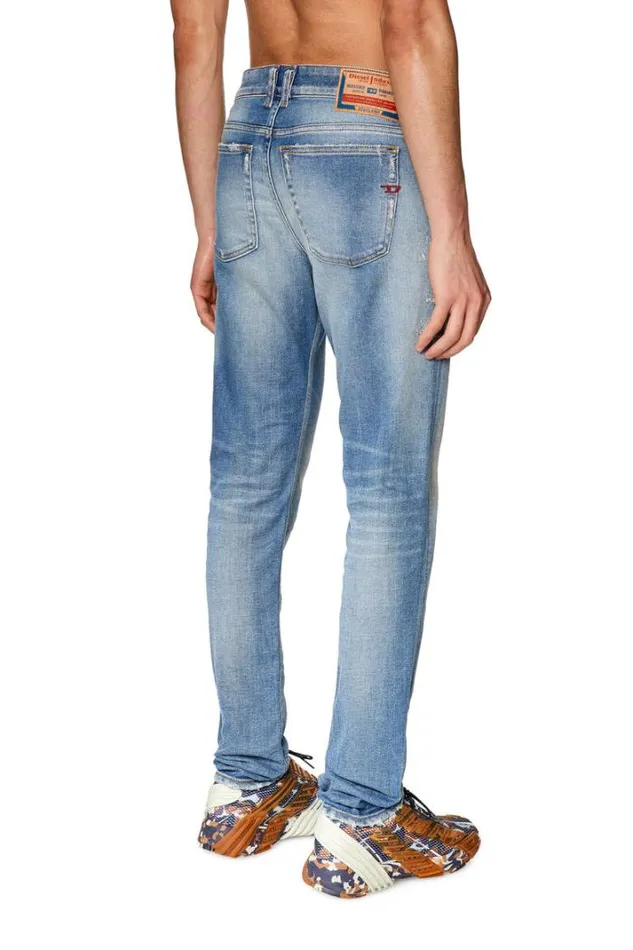 Men Skinny Jeans 1979 Sleenker 09g26 Light Blue Diesel Skinny Men Skinny Jeans 1979 Sleenker 09g26 Light Blue Diesel Skinny