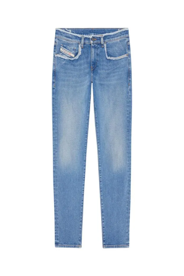Men Slim Jeans 2019 DStrukt 09e19 Medium Blue Diesel Slim