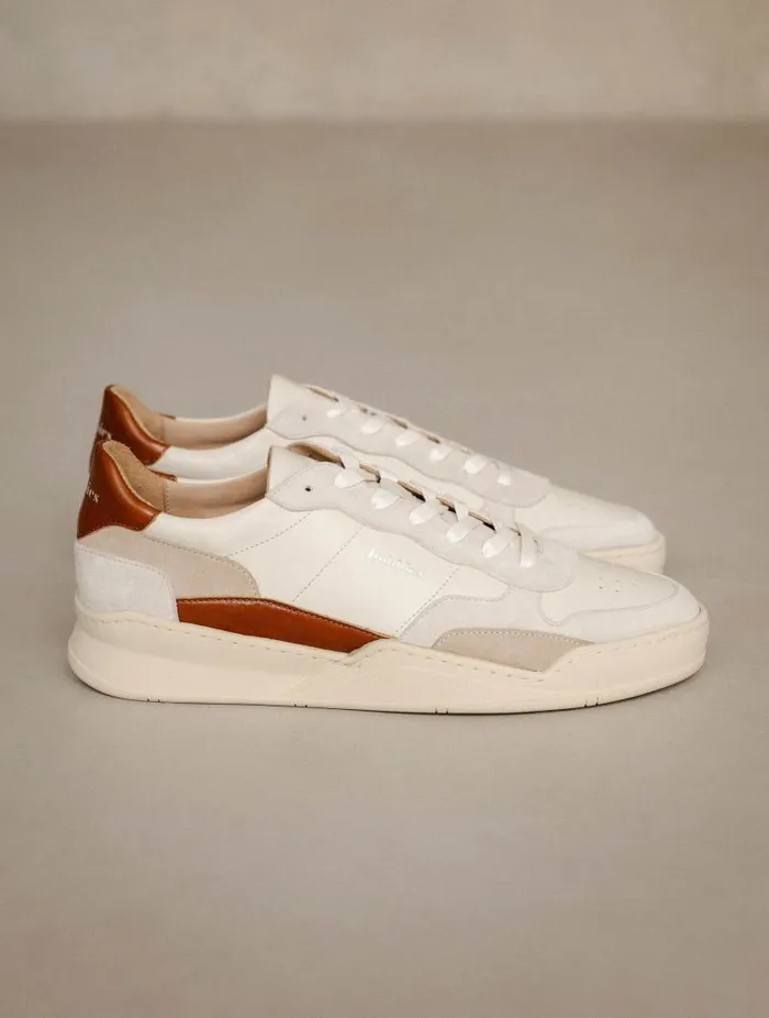 Men Sneakers Bobbies Malibu Off White 8211 Cinnamon 8211 Papyrus Men Sneakers Bobbies Malibu Off White 8211 Cinnamon 8211 Papyrus
