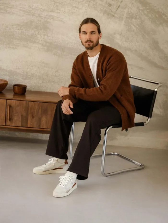 Men Sneakers Bobbies Malibu Off White 8211 Cinnamon 8211 Papyrus Men Sneakers Bobbies Malibu Off White 8211 Cinnamon 8211 Papyrus