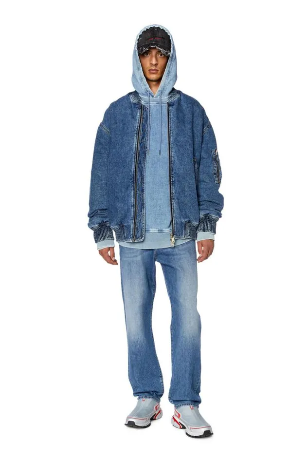 Men Straight Jeans 2020 DViker 09f82 Medium Blue Diesel Straight