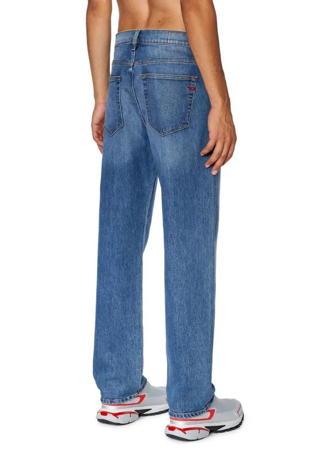 Men Straight Jeans 2020 DViker 09f82 Medium Blue Diesel Straight Men Straight Jeans 2020 DViker 09f82 Medium Blue Diesel Straight