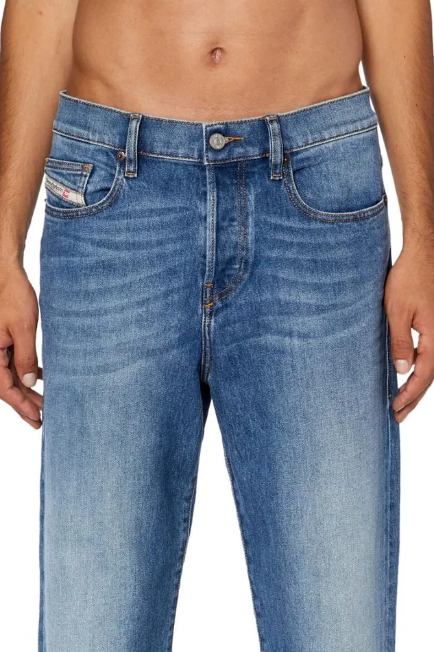 Men Straight Jeans 2020 DViker 09f82 Medium Blue Diesel Straight Men Straight Jeans 2020 DViker 09f82 Medium Blue Diesel Straight