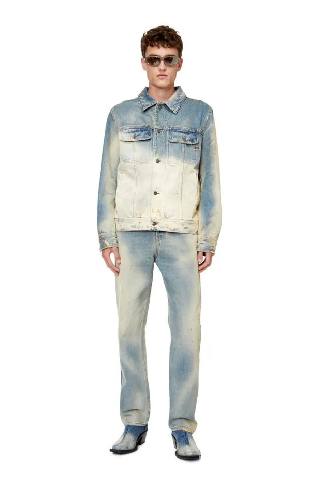 Men Straight Jeans 2020 DViker 0enav Light Blue Diesel Straight