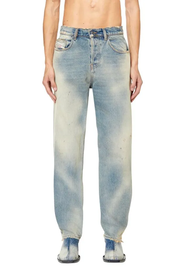 Men Straight Jeans 2020 DViker 0enav Light Blue Diesel Straight