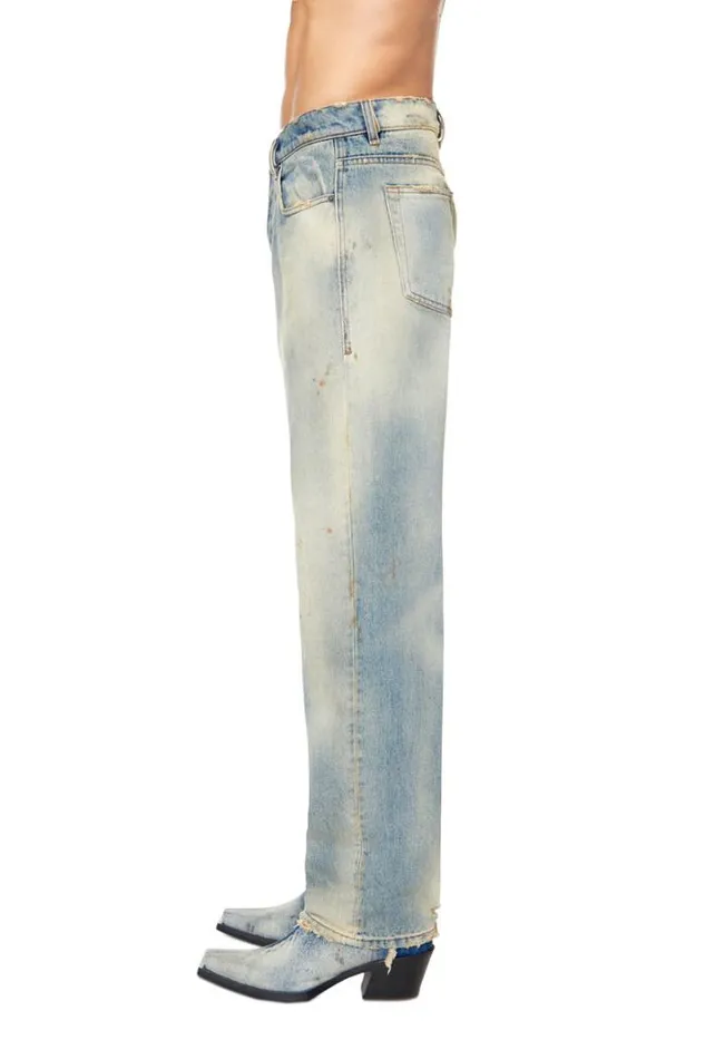 Men Straight Jeans 2020 DViker 0enav Light Blue Diesel Straight