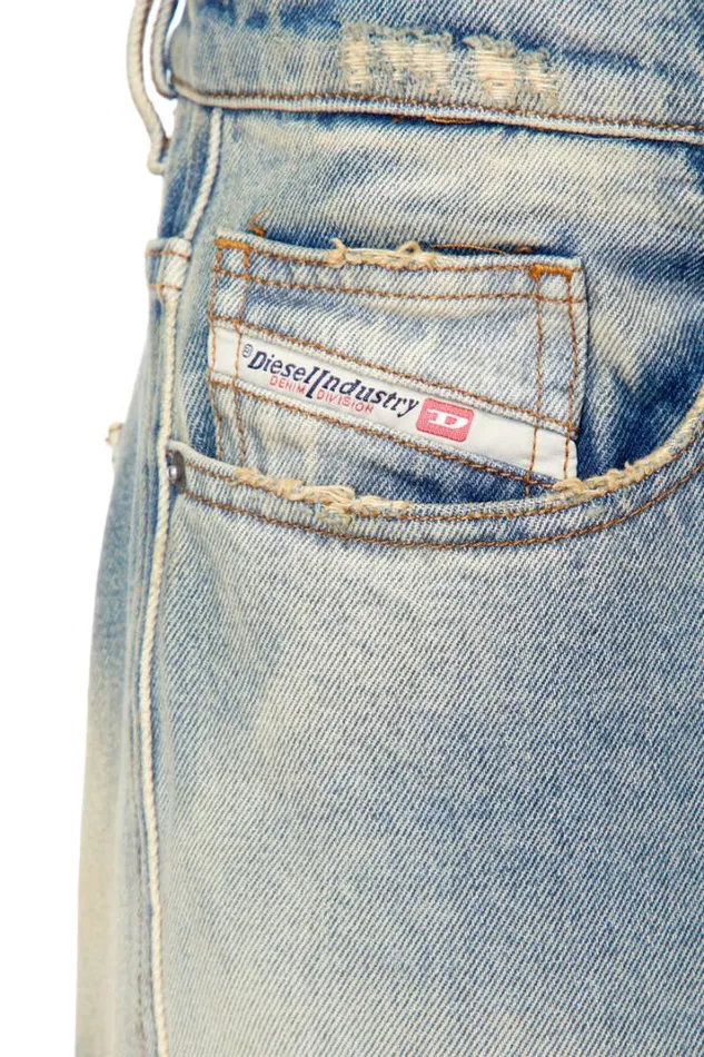 Men Straight Jeans 2020 DViker 0enav Light Blue Diesel Straight