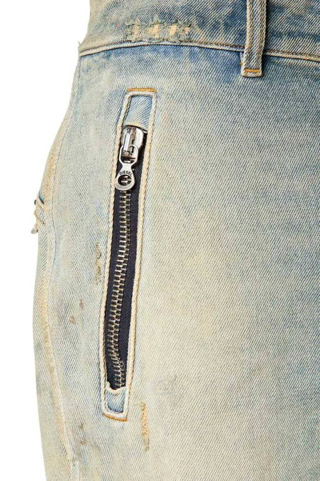 Men Straight Jeans DGenerate 0enav Light Blue Diesel Straight