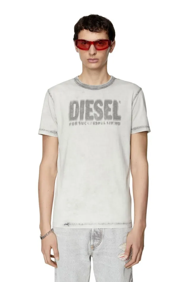 Men TDiegorE6 Black Diesel Tshirts