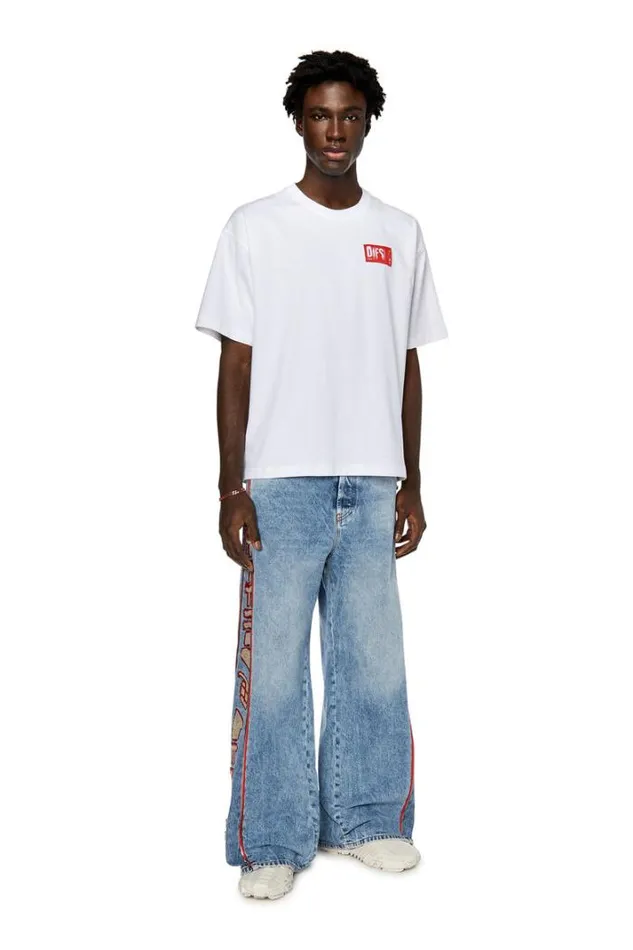 Men TNlabel White Diesel Tshirts